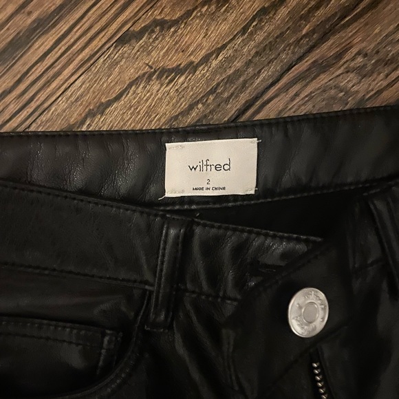 Aritzia Black Melina Pants 2 - Picture 2 of 3